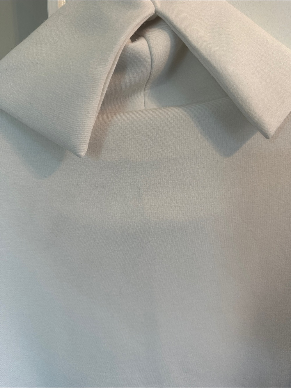 Cable & Gauge Off-White Funnel Neck Sweater - Picture 9 of 9